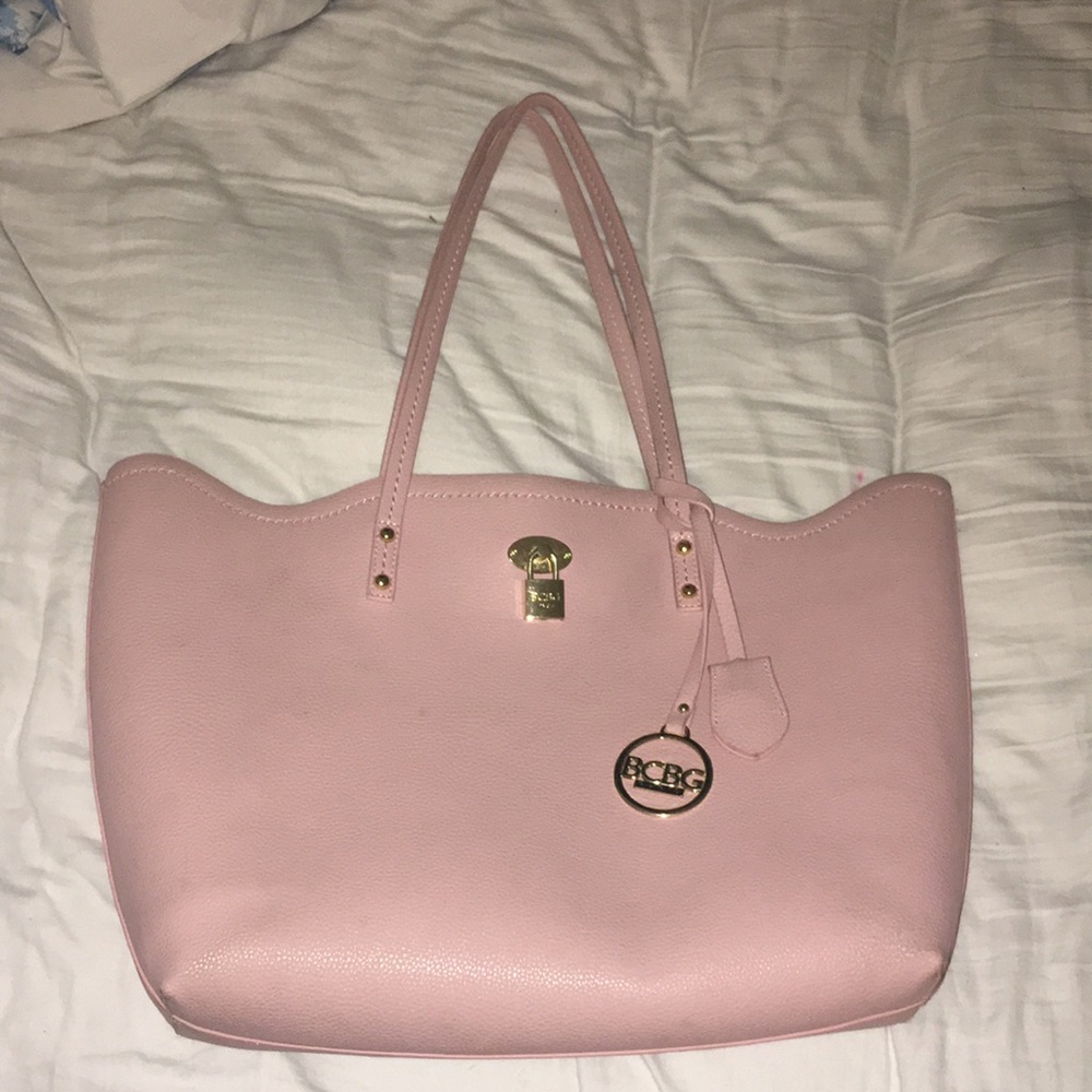 BCBG pale pink shoulder bag
